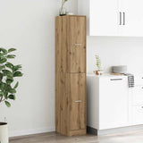 Apothecary Cabinet Artisian Oak 30x41x174.5 cm Engineered Wood 3309635