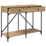 Console Table Artisan Oak 100 x 39 x 78.5 cm Engineered Wood 882807