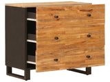 Storage Sideboard Brown 60 x 33 x 75 cm Solid Mango Wood 4018299