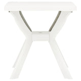 Bistro Table White 70x70x72 cm Plastic 48799