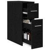 Bathroom Furniture Set Wall-mounted Black Oak 22 x 44 x 61.5 cm 871633