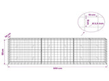Gabion with 3.5 mm Wire and 10x10 cm Mesh 300x50x100 cm 3463296
