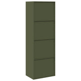 Storage Cabinet Olive Green 60 x 40 x180 cm Steel 3406200