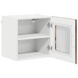 Wall Glass Cabinet LUCCA Smoked Oak 40 x 31 x 40 cm 884844