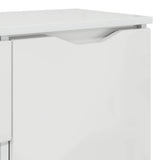 Sideboard High Gloss White 100 x 30 x 65.6 Engineered Wood 888791