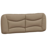 Bed Frame with LED without Mattress "Hvar" Cappuccino 120x200 cm 3213924