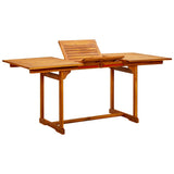 Garden Dining Table x80x75 cm Solid Acacia Wood 316568