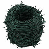 Barbed Wire Green 100 m PVC-coated Steel 42010309