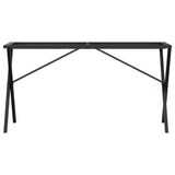 Dining Table Legs X-Frame 140x60x73 cm Steel 357911