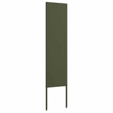 Garden Privacy Screen Olive green 32 x 140 cm Cold-rolled steel 876220