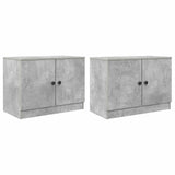 Bed Cabinet 2 pcs Concrete Grey 66 x 35 x 48 cm Engineered Wood 893718