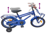 Kids Bike 12 Inches for 2-4 Years Old Dark Blue 42009259