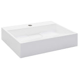 Wash Basin 50x38x13 cm Mineral Cast/Marble Cast White 144063