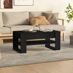 Coffee Table Black 102x55x45 cm Engineered Wood 810900