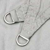 Sun Shade Sail Light Grey 5x7x7 m 100% Polyester Oxford 4000924