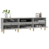 TV Cabinet Concrete Grey 150x30x44.5 cm Engineered Wood 831913