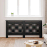 Radiator Cover Black 172x19x81.5 cm MDF 288198