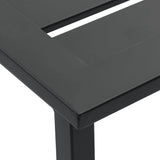 3 Piece Garden Bar Set Black Powder-coated Steel 3283750