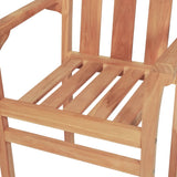 3 Piece Bistro Set Solid Teak 44736