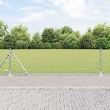 Welded Wire Fence with Concrete Base 25 x 0.6 m 3351299