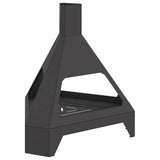 Fire Pit Black 50 x 43 x 52 cm Steel 858950