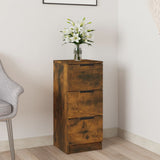 Sideboard Smoked Oak 30x30x70 cm Engineered Wood 817012