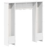 Fireplace Surround White 102 x 20 x 102 cm Engineered Wood 8006633