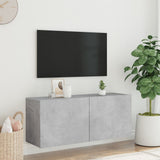 TV Cabinet Wall-mounted Concrete Grey 100x30x41 cm 836969