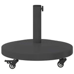 Outdoor Umbrella Base Dark grey 48 x 48 x 32 cm Steel, Concrete 42010016