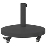 Outdoor Umbrella Base Dark grey 48 x 48 x 32 cm Steel, Concrete 42010016