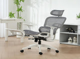 Multi-Adjustable Mesh Office Chair - Grey and White T3398P424985
