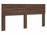 Bed Frame with Headboard Brown Oak 140 x 200 cm Solid Pine Wood 3410597