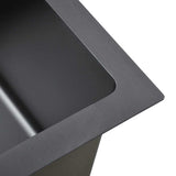 Handmade Kitchen Sink Black Stainless Steel 51525