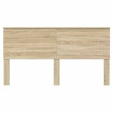 Headboard with Headboard Sonoma Oak 180 cm Engineered wood 887728