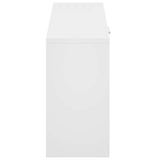 Shoe Storage Bench White 80x24x45 cm 243050