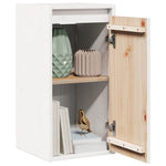 ZNTS Wall Cabinet White 30x30x60 cm Solid Wood Pine 813487