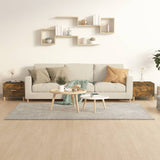Coffee Tables 2 pcs Smoked Oak 50x50x40 cm Engineered Wood 817532