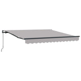Retractable Awning Light Grey 300 x 250 cm 3330091