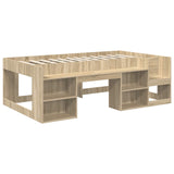 Kids'Bed Frame with Storage Sonoma Oak 90 x 200 cm 3422605