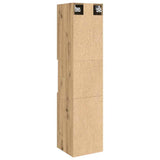 Bathroom Hanging Cabinet Artisian Oak 30x30x130 cm Engineered Wood 856222