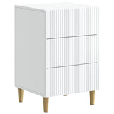 Bedside Cabinet White 43 x 41 x 66.5 cm Engineered Wood 894555