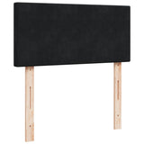 Box Spring Bed with Mattress Black 100x200 cm Velvet 3286230