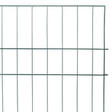Pond Fence Set 5 pcs Green 100 x 50 cm Steel 42017316
