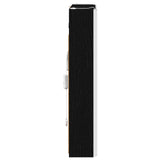 Bathroom Mirror Cabinet Black Oak 43 x 11.5 x 60.5 cm 889224