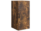 Wall-Mounted Cabinet Smoked Oak 33 x 34.5 x 90 cm 898930