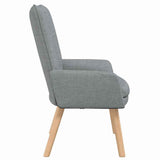 Armchair Light Grey 63 x 67 x 94 cm Fabric 42001824