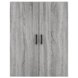 Wall Mounted Cabinet Grey Sonoma 69.5x34x90 cm 828426