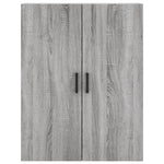 Highboard Grey Sonoma 69.5x34x180 cm Engineered Wood 3195849