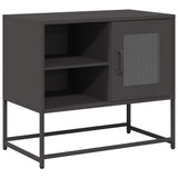 TV Cabinet Black 68x39x60.5 cm Steel 853386