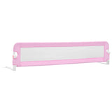 Toddler Safety Bed Rail Pink 180x42 cm Polyester 10171